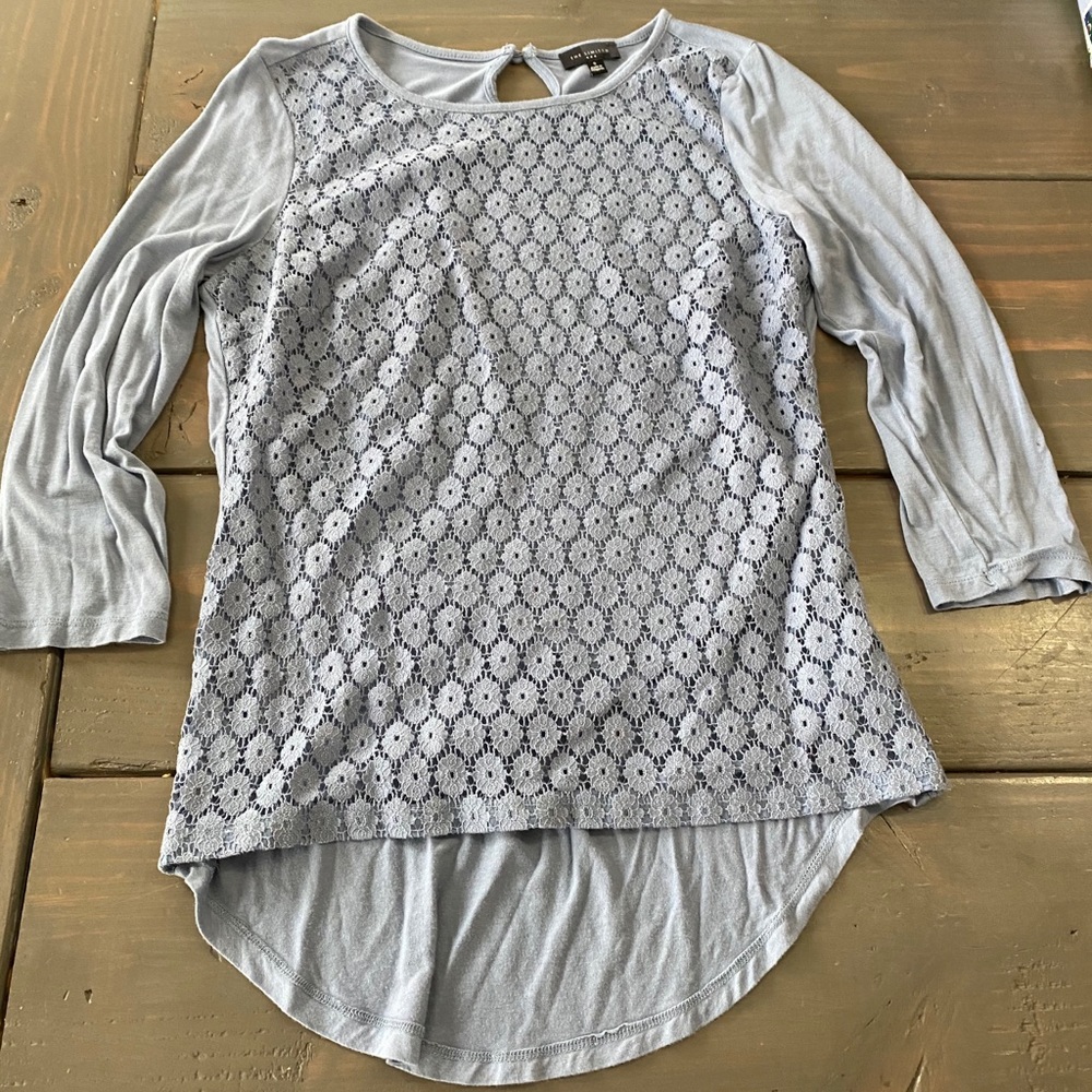 Blue 3/4 Sleeve top